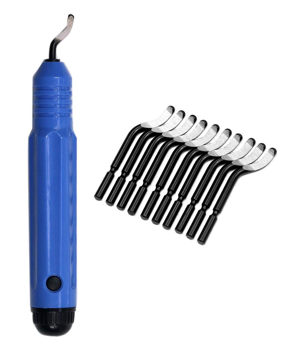 Hand Entgrater mit rotierende Klinge z.B. für 3D Druck inkl. 10 Ersatzklingen