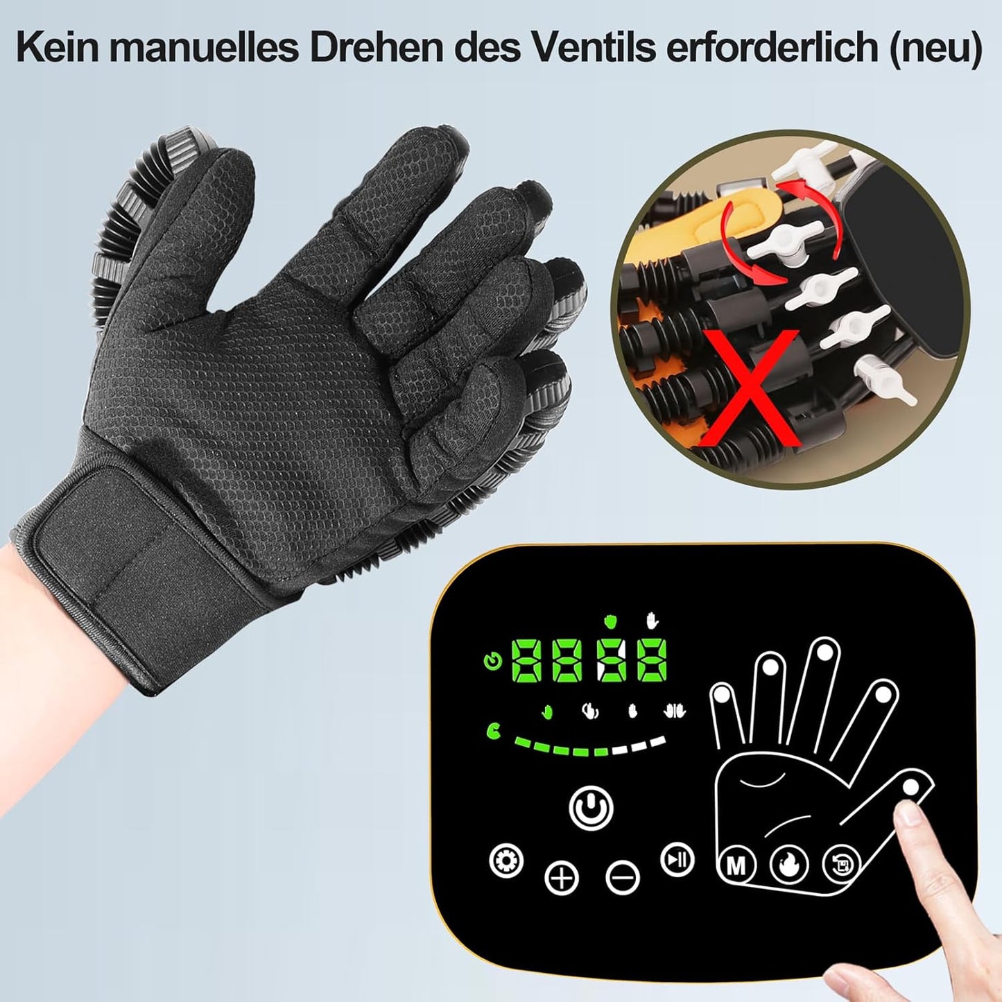 Rehabilitationshandschuh Für Handrehabilitation, Rehabilitationsroboter, Roboterhandschuhe Mit Heizung, Handschuhe Schlaganfall.