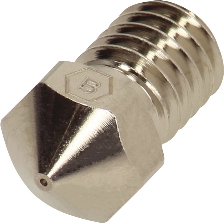 E3D V6 Düse Plated Copper Nozzle von Brozzl | für Creality Ender 3, Ender 3 Pro | 0,25mm-0,8mm