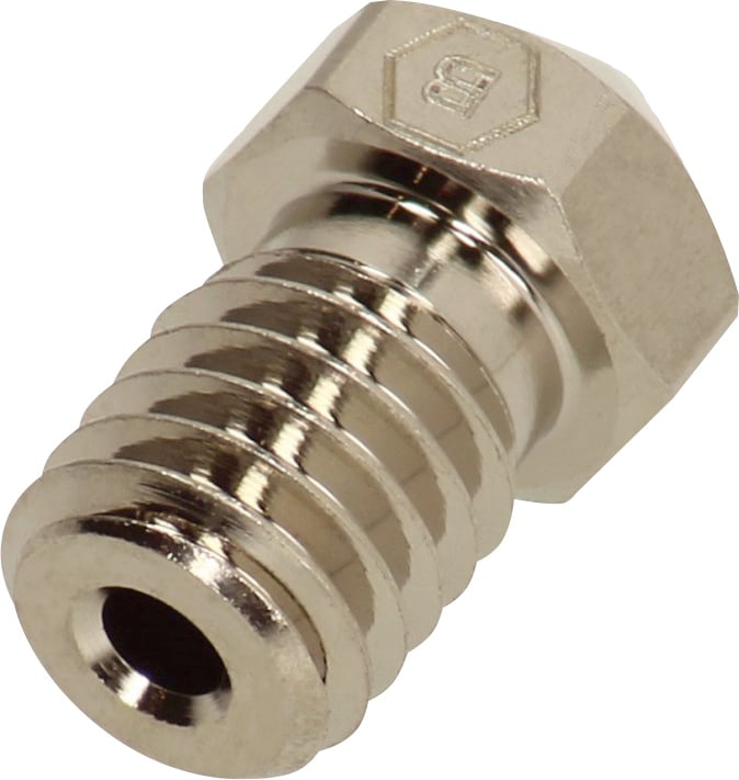 E3D V6 Düse Plated Copper Nozzle von Brozzl | für Creality Ender 3, Ender 3 Pro | 0,25mm-0,8mm
