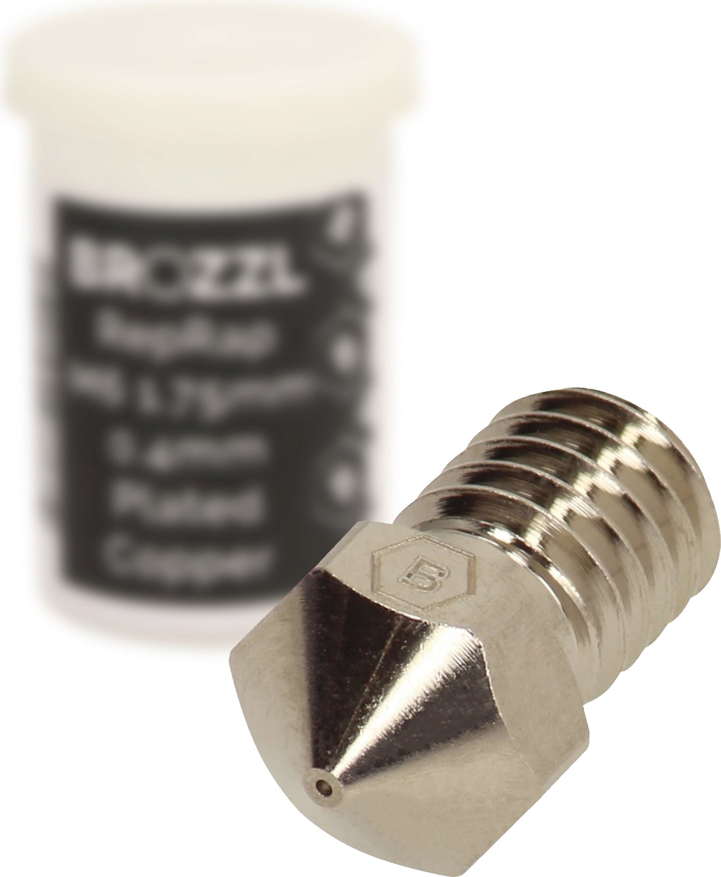 E3D V6 Düse Plated Copper Nozzle von Brozzl | für Creality Ender 3, Ender 3 Pro | 0,25mm-0,8mm