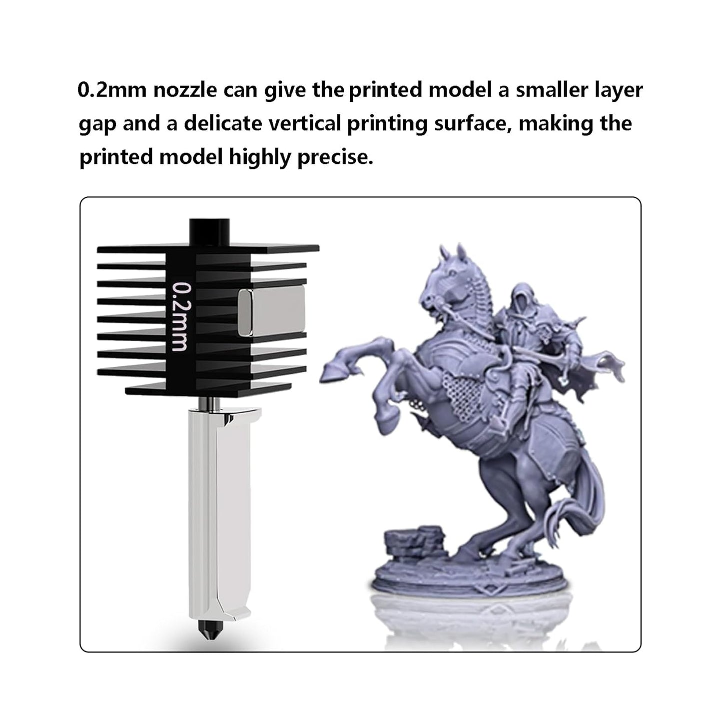 Upgrade Hotend Kit Für Bambu Lab A1/A1 Mini, Hot End Baugruppe 0,2/0,4/0,6 Mm Düse Aus Gehärtetem Stahl Und Silikonsocke Für Bambu Lab 3Ddruckerteil
