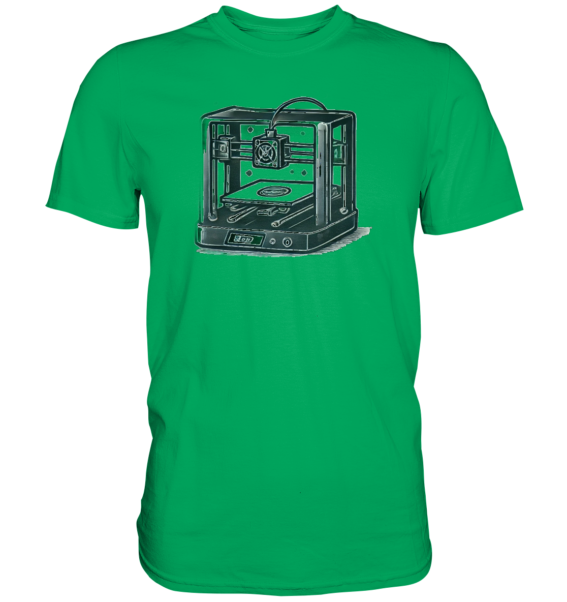 T-SHIRTS MIT DEM DESIGN „3D Printer“ IN VIELEN FARBEN UND GRÖSSEN - PREMIUM SHIRT - Premium Shirt