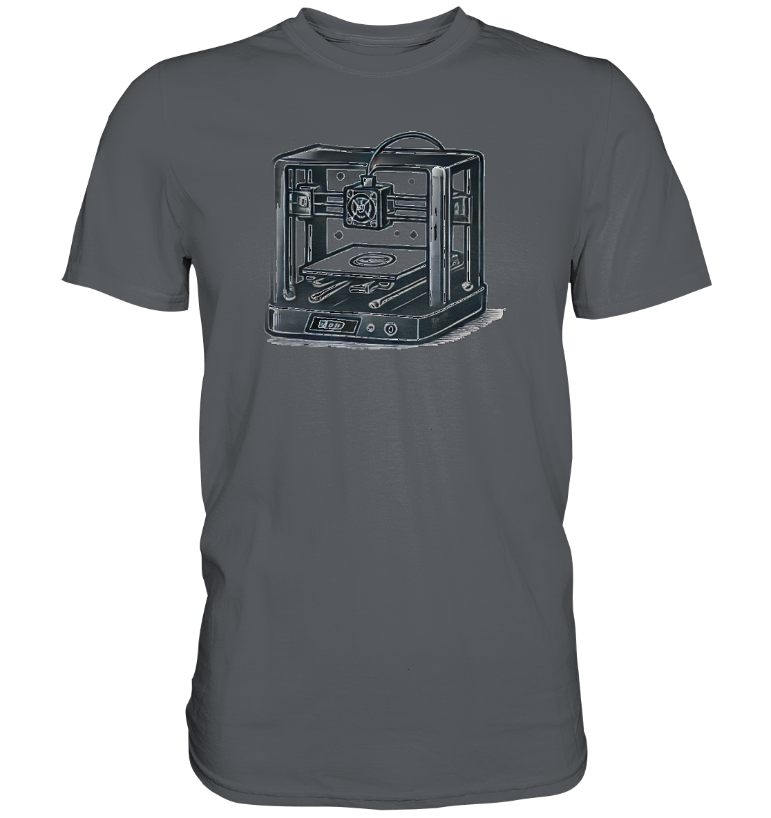 T-SHIRTS MIT DEM DESIGN „3D Printer“ IN VIELEN FARBEN UND GRÖSSEN - PREMIUM SHIRT - Premium Shirt