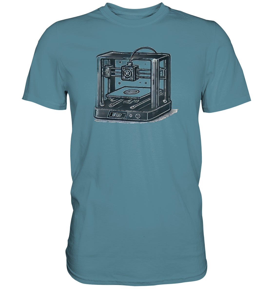T-SHIRTS MIT DEM DESIGN „3D Printer“ IN VIELEN FARBEN UND GRÖSSEN - PREMIUM SHIRT - Premium Shirt