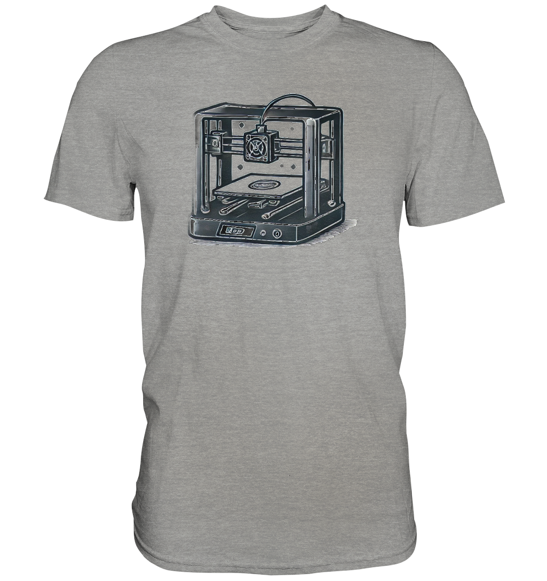 T-SHIRTS MIT DEM DESIGN „3D Printer“ IN VIELEN FARBEN UND GRÖSSEN - PREMIUM SHIRT - Premium Shirt