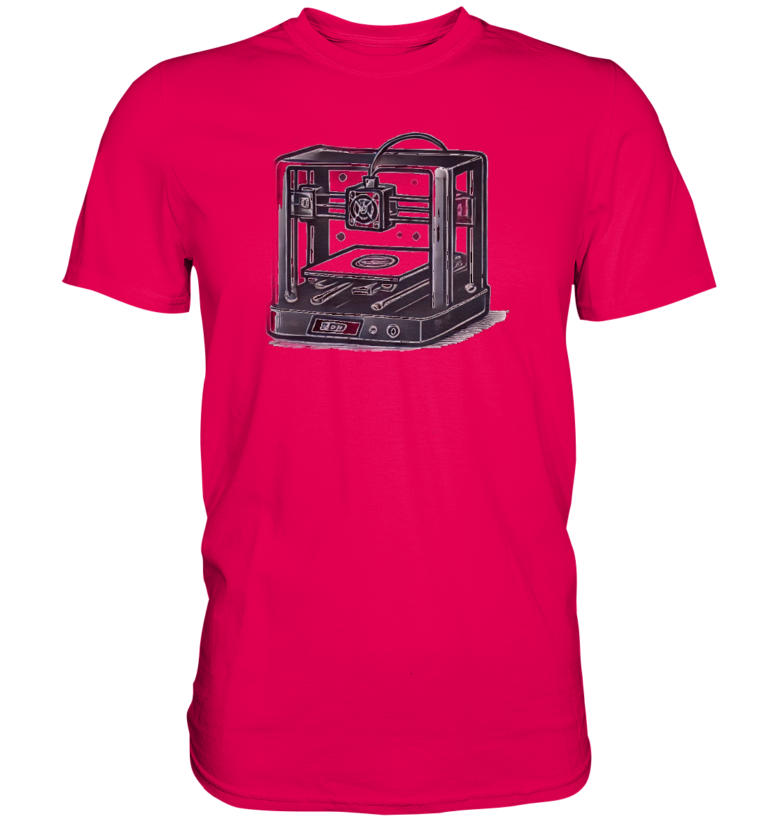 T-SHIRTS MIT DEM DESIGN „3D Printer“ IN VIELEN FARBEN UND GRÖSSEN - PREMIUM SHIRT - Premium Shirt