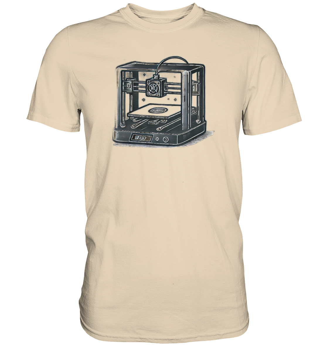 T-SHIRTS MIT DEM DESIGN „3D Printer“ IN VIELEN FARBEN UND GRÖSSEN - PREMIUM SHIRT - Premium Shirt
