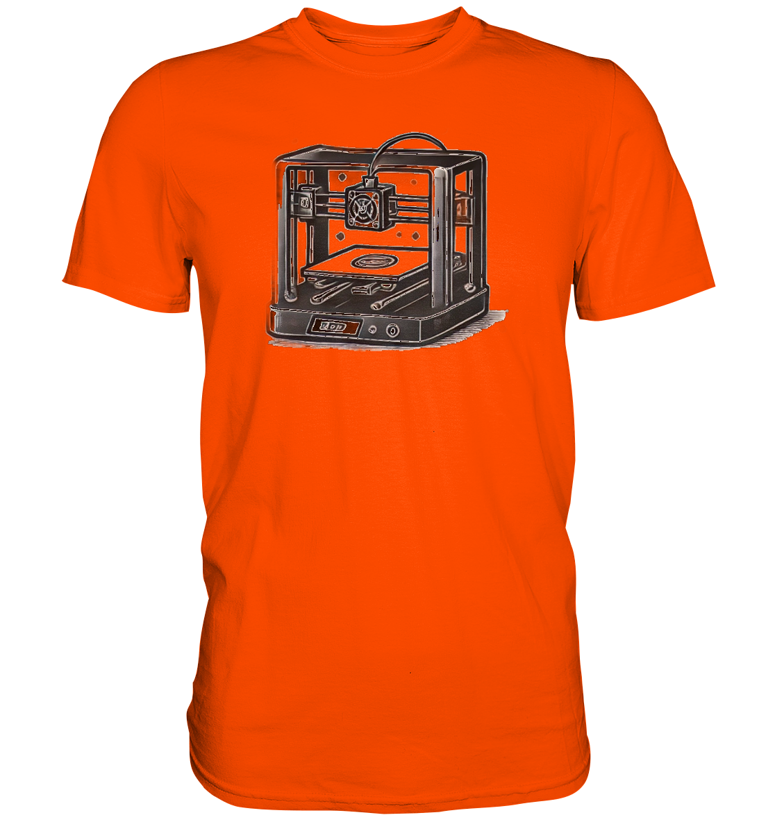 T-SHIRTS MIT DEM DESIGN „3D Printer“ IN VIELEN FARBEN UND GRÖSSEN - PREMIUM SHIRT - Premium Shirt