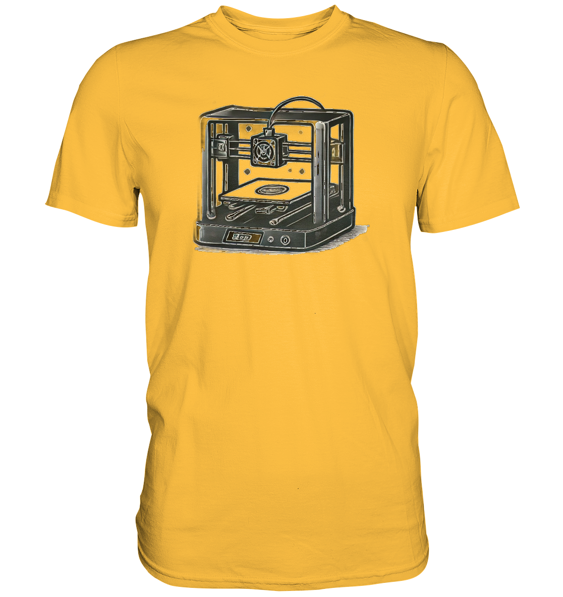 T-SHIRTS MIT DEM DESIGN „3D Printer“ IN VIELEN FARBEN UND GRÖSSEN - PREMIUM SHIRT - Premium Shirt