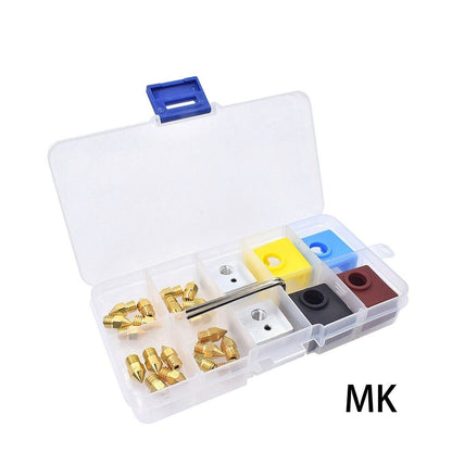 3D Printer Zubehör Set V6 Nozzles and Heating Block Silicone Sleeve Kit Set - Printbay Oberberg