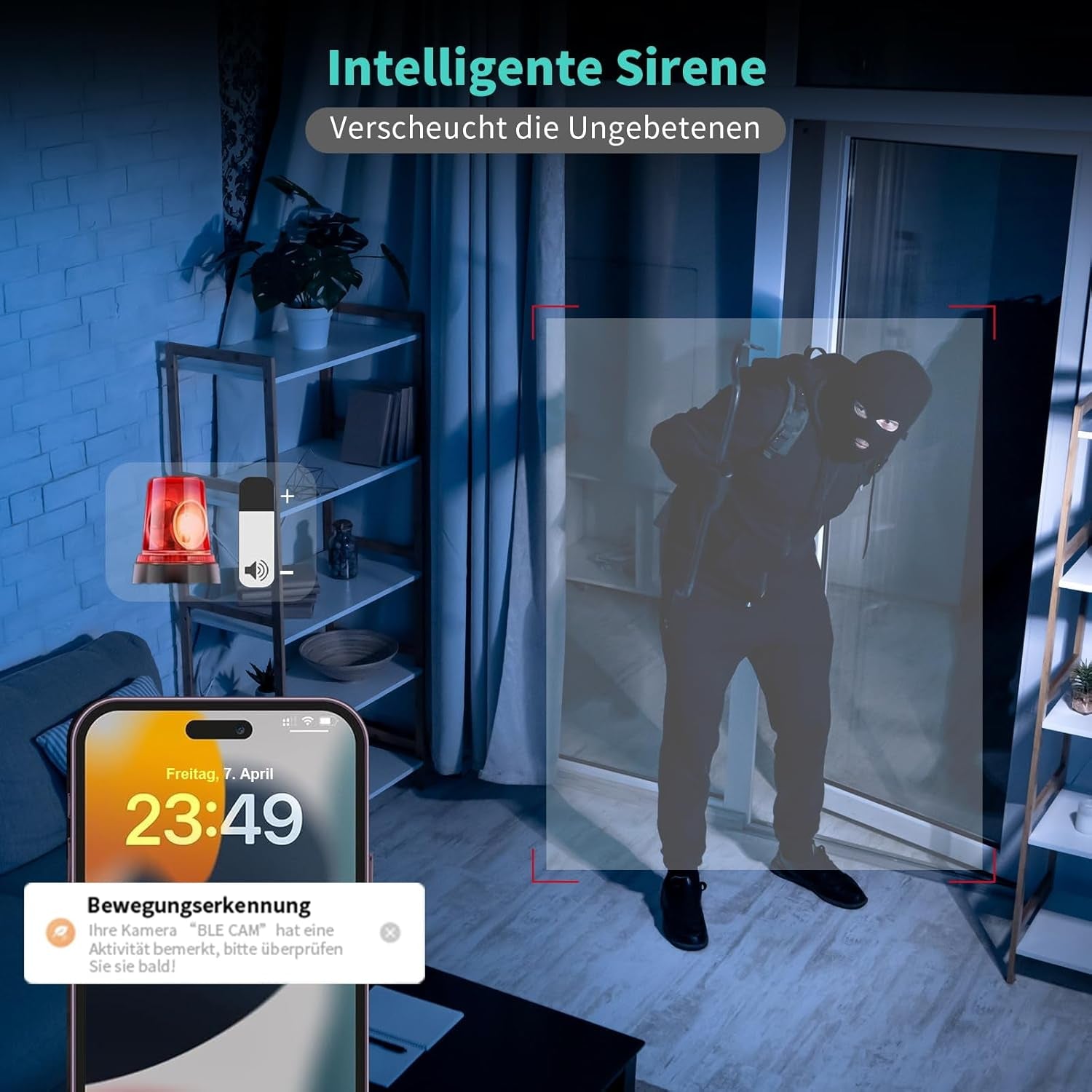 3K Überwachungskamera Für Den Innenbereich,360°,5G Und 2.4G Wlan,Bewegungserfassung,Nachtsicht,Zwei-Wege-Audio,Kompatibel Mit Alexa Und Google Assistant,Enthält 64G Tf-Karte