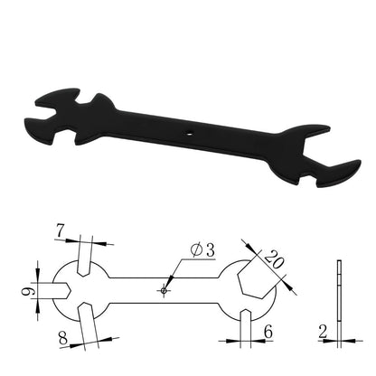 5 - in - 1 - Schlüssel für 3D - Drucker - Werkzeug - Multitool - Nozzeln - Heatblock - Printbay Oberberg