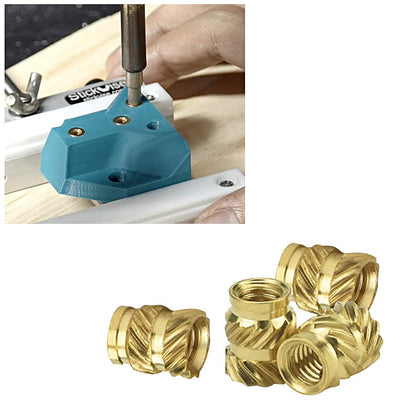 Gewindeeinsätze Gewinde 3D-Druck Einpressmuttern geeignet für PLA, PETG, ASA – Ansicht 2