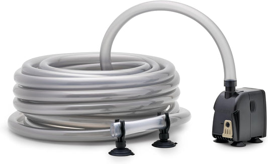 Eden 94235 CDA 600 Wasserwechselsystem Komplettset Für Einen Schnellen Und Leichten Aquarium Wasserwechsel Inkl Aquarium Pumpe, 10M Aquarium Schlauch Und Saugnäpfen