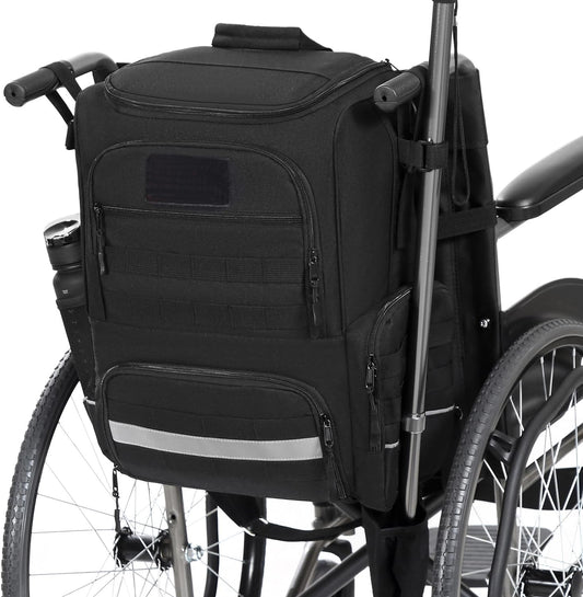 Taschen Für Rollstuhl Nylon Rollstühle Rucksack Für Rollator Zubehör Aufbewahrungstasche Mit Krücken Taschen & Isolationstasche
