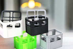 Batteriehalter im Bierkasten-Design - ein ideales Geschenk - verschiedene Farben