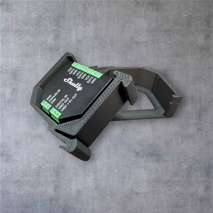 Shelly Plus Add-on für eine 35 mm DIN Hutschiene – Ansicht 3