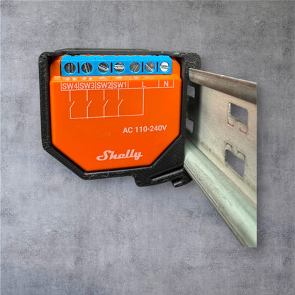 Shelly Plus i4 4 Kanal Smart WiFi ESP32 MQTT für eine 35 mm DIN Hutschiene – Ansicht 8