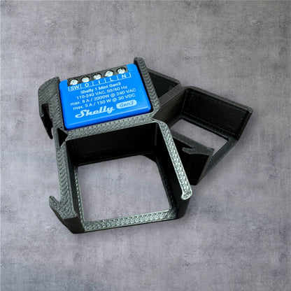 Shelly 1 Mini Gen3 DIN Rail Hutschienenhalter für eine 35 mm DIN Hutschiene – Ansicht 15