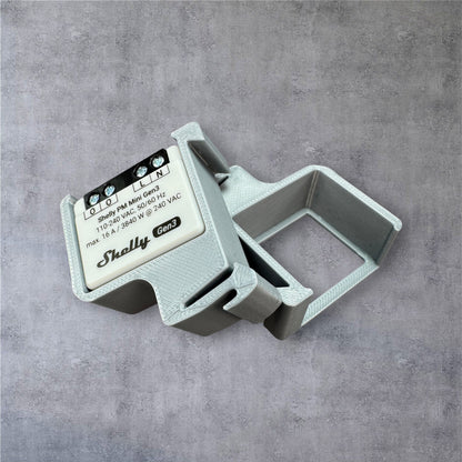 Shelly PM Mini Gen3 DIN Rail Hutschienenhalter für eine 35 mm DIN Hutschiene – Ansicht 4