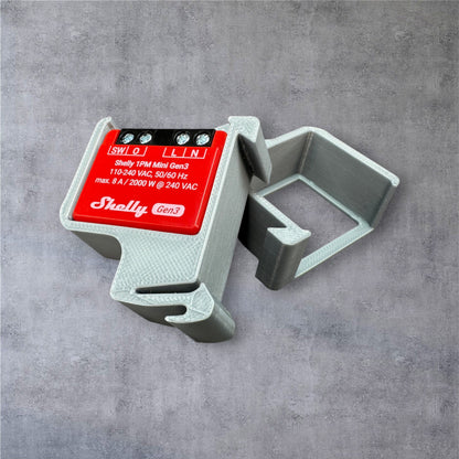 Shelly 1 PM Mini Gen3 DIN Rail Hutschienenhalter für eine 35 mm DIN Hutschiene – Ansicht 6