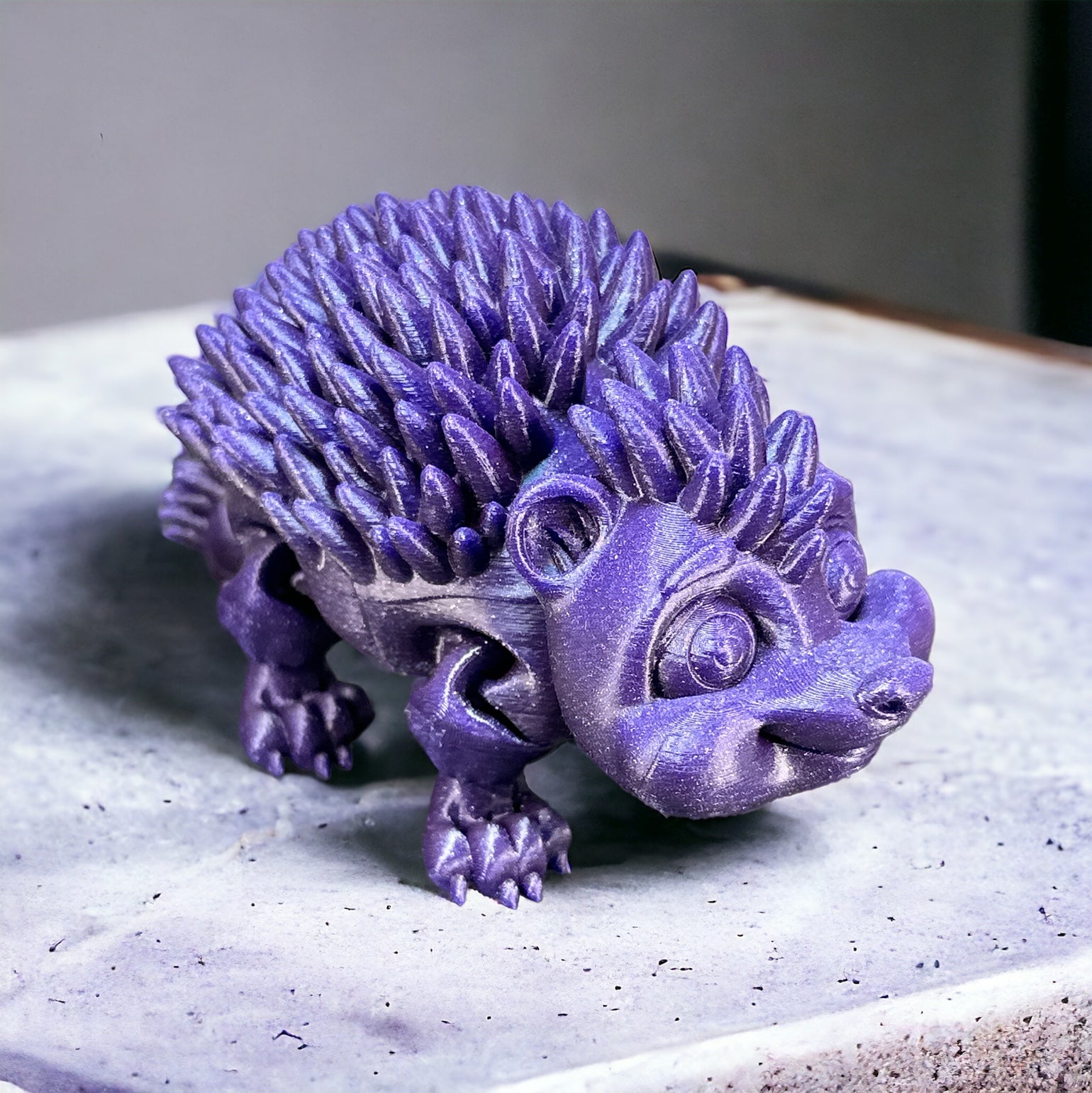 Flexibler Igel  - Natürliches Spielzeug aus nachhaltigem 3D-Druck