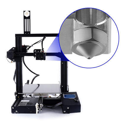Nozzle Edelstahl 0.2mm-0,8mm Düse für 3D Drucker passend bei E3D Hot Ends V5, V6 – Ansicht 4