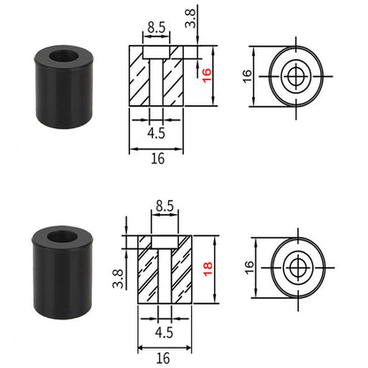 Silikon Slicer für Hohe Temperaturen Silikon Solide 4x18MM Heiz Bett – Ansicht 7