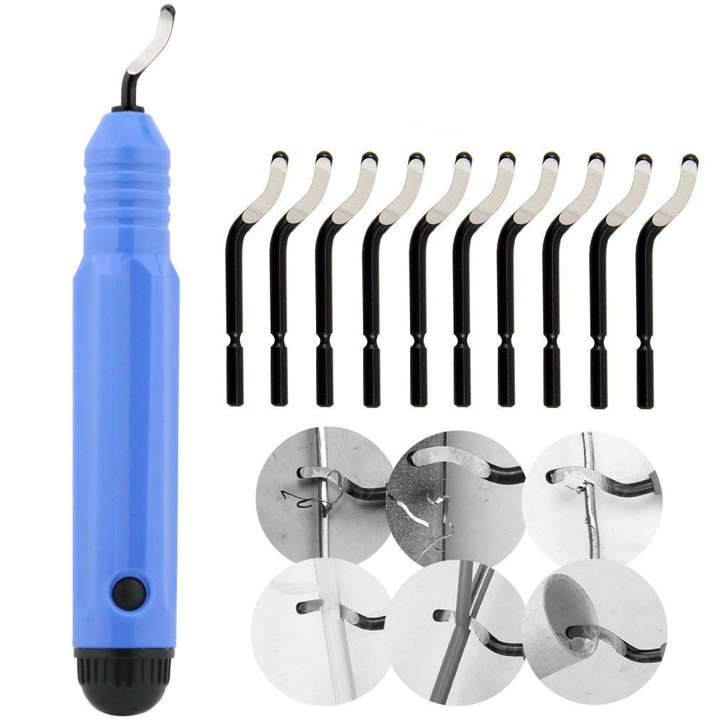 Hand Entgrater mit rotierende Klinge z.B. für 3D Druck  inkl. 10 Ersatzklingen