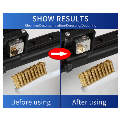 Drahtbürste für 3D Drucker z.b. zur Hotend oder Nozzle Reinigung – Ansicht 3