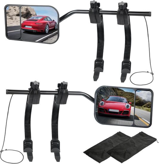 VIRIECH 2 Stück Wohnwagenspiegel Auto Außenspiegel Wohnwagen Universal Wohnwagen Spiegel Für Wohnmobile Caravan PKW Auto Anhänger