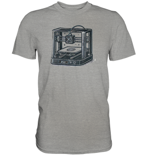 T-SHIRTS MIT DEM DESIGN „3D Printer“ IN VIELEN FARBEN UND GRÖSSEN - PREMIUM SHIRT - Premium Shirt