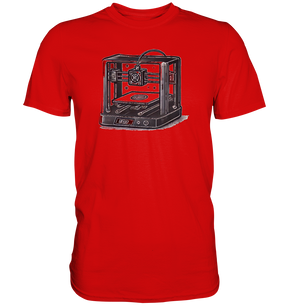 T-SHIRTS MIT DEM DESIGN „3D Printer“ IN VIELEN FARBEN UND GRÖSSEN - PREMIUM SHIRT - Premium Shirt