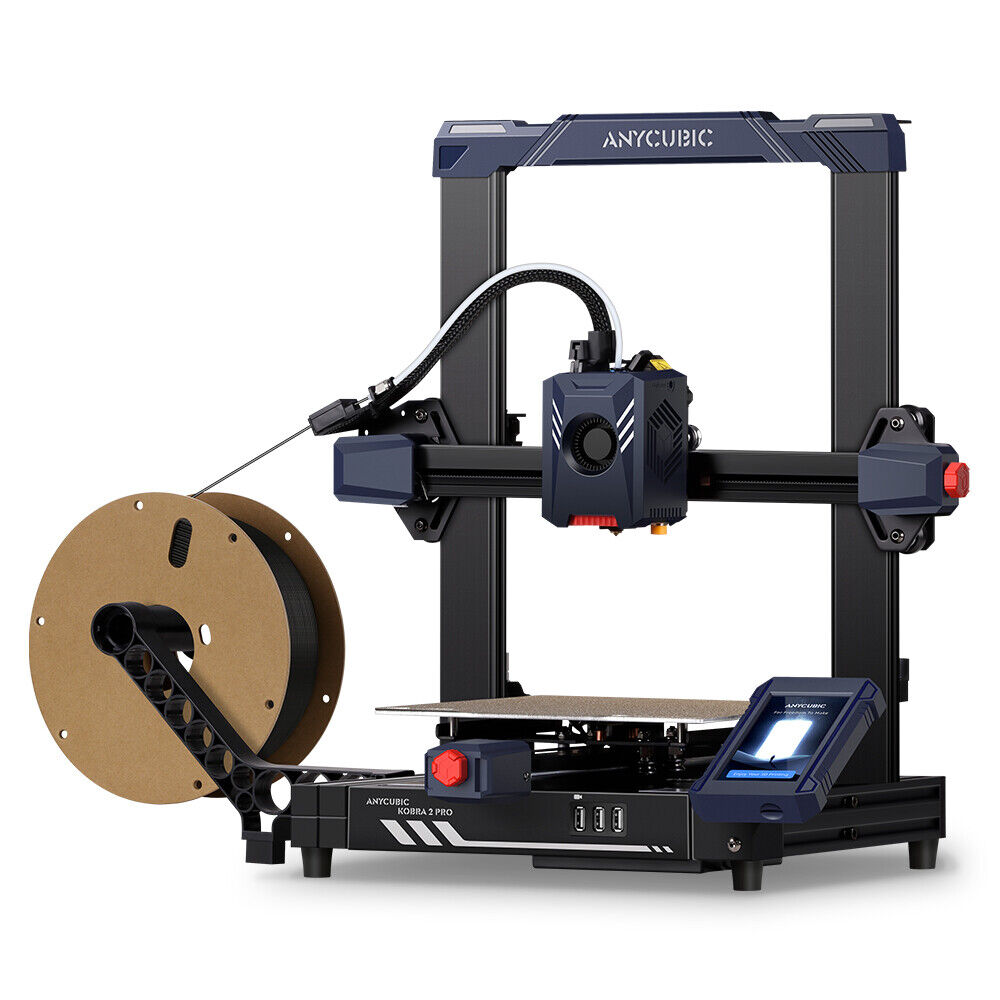 Anycubic Kobra 2 Pro 3D Drucker 500mm/s schneller Vibration &Folw Control APP